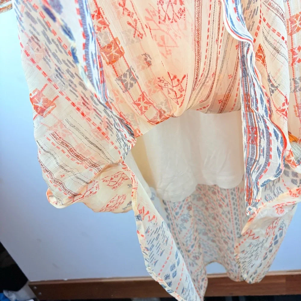 Soft Surroundings Multicolor Patterned Blouse - Picture 5 of 13